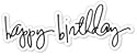 Heidi Swapp Clear Rubber Stamps-Happy Birthday