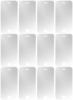 greymobiles SCREEN/LCD SCRATCH PROTECTOR For Apple iPhone 3G / iPhone 3GS (PACK OF 12)