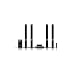 Pioneer BCS-414 - Home theatre system - YouTube, Picasa, AccuWeather - 5.1 channel