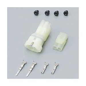 【クリックで詳細表示】デイトナ：HM防水コネクター セット /2極