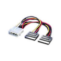 Rotronic ROLINE Internes Y - Stromversorgungskabel Netzkabel intern 1 x 5.25 Stecker auf 2 Preisvergleich