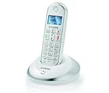 Sagem - D18T - Téléphone sansfil numérique - Ecran rétro-éclairé bleu - Blanc