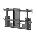 Da-Lite PWSP-0219 Universal Plasma Wall Mount, Static, Without Tilt, Supports up to 150 lbs., Color: Black