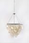 Square Capiz Shell Chandelier