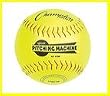 Leather Pitching Machine Softballs