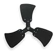 Dayton 2MVX4 Replacement Propeller, 20 In Dia, 3/8 Bore