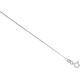 Sterling Silver Thin .80 MM Italian Box Chain 30 inch