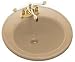 KOHLER 2202-8-33 Brookline Self-Rimming Lavatory Sink with 8-Inch Centers, Mexican Sand