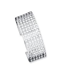 Sterling Silver 24.25mm Fancy Cuff Bangle Bracelet QB82"