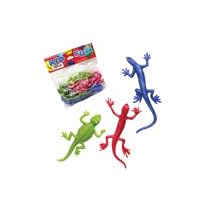 6 Rubber Stretchy Lizards