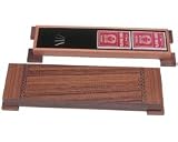 Wood Expressions 3 Track Teak with Cards & Storage