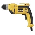 DEWALT DWD110K 7.0 Amp 3/8-Inch VSR Pistol Grip Drill Kit with Keyless Chuck