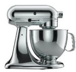 Custom Metallic Series Stand Mixer with Pouring Shield, 5 Quart, Chrome