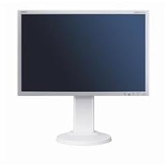 NEC MultiSync E222W 55,9 cm (22 Zoll) TFT Monitor, DVI-D, VGA (Kontrast 1000:1, 5ms Reaktionszeit) silber