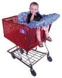Floppy Seat Ez Carry Shopping Cart and High Chair Cover, Blue ABC by Floppy Seat