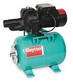 Dayton 2CHL3 Shallow Well Pump/Jet Tank, 1/2 HP, 19 Gal
