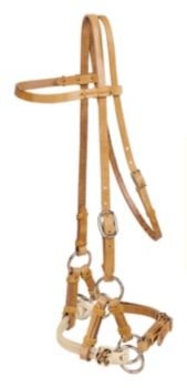 Harness Leather Double Nose Side Pull [Misc.]