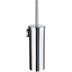 Smedbo Home Line Brushed Chrome Toilet Brush Set with Solid Brass Container and Handle 15... 