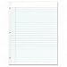 Rip-Proof 3-Hole Punched Ruled Filler Paper, 8-1/2"x11", White, 100/Pack AVE20122