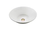 Kohler K-2200-HW1 Conical Bell Honed White