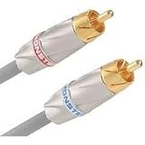 Monster Cable 400 Subwoofer Interconnect MC 400SW-4m - Subwoofer cable - RCA (M) - RCA (M) - 13 ft - double shielded (pack of 2 )