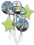 Disney Toy Story Buzz Lightyear Mylar Birthday Balloon Bouquet
