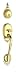 Schlage F62BOW505PLY Lifetime Polished Brass F-Series Bowman Bowman Double Cylinder H...