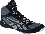 Asics Cael v5.0 Wrestling Shoes Black/Black/Silver - 12