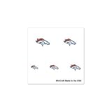Denver Broncos Official Logo Fingernail Tattoos