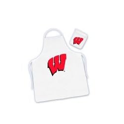 Wisconsin University Apron& Mitt Set by Sports Coverage