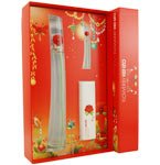 KENZO FLOWER by Kenzo Gift Set for WOMEN: SET-EAU DE PARFUM SPRAY 3.4 OZ & BODY MILK 3.4 OZ & EAU DE PARFUM .12 OZ MINI