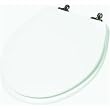 Bemis/Mayfair 44OR-000 White Wood Round Seat
