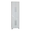 Ambientehome 54049 Hochschrank Ider 31.3 x 50 x 192.5 cm, wei�