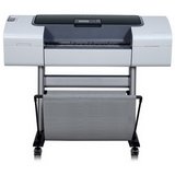HP DesignJet T1100 - 44 large-format printer - color - ink-jet - Roll (44 in x 300 ft) - 2400 dpi x 1200 dpi up to 1.7 ppm (color) - USB, 1000Base-T