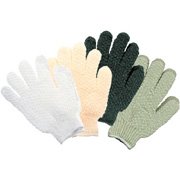 Earth Therapeutics Exfoliating Hydro Gloves, Forest Green - 1 Pair