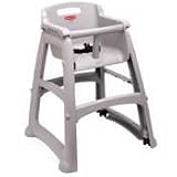 High Chair No Wheels Platinum
