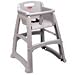 High Chair No Wheels Platinum Image