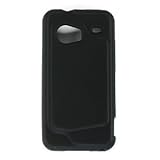 Premium Black Silicone Gel Skin Case Cover for HTC Incredible