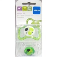 MAM AIR BPA FREE Orthodontic Silicone Pacifiers, 2-pk