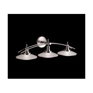 Structures Nickel 30 Wide Bathroom Light Fixture by Kichler