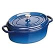 Staub 1102976 Cocotte / Br�ter oval 29 cm, k�nigsblau