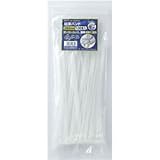 （業務用セット） ELPA 結束バンド ワンタッチロック方式 250mm 100本入 ホワイト KBF-250100C（W） 【×10セット】