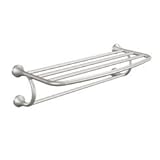 IMAGE OF Moen YB2894BN Eva Hotel Towel Shelf, Brushed Nickel