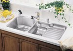 Elkay ELUH4221L Harmony Lustertone Undermount Sink, Stainless Steel