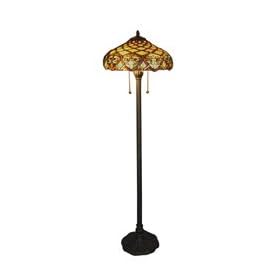 Tiffany Style Baroque Floor Lamp