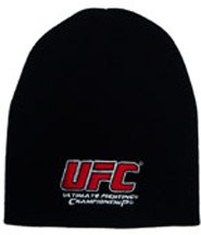 UFC Ultimate Fighting Championship Black Logo Beanie Cap Hat