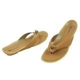 Women`s daniblack Thong Sandal, Iron - Brandy Matte Crepe