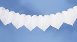 Wedding or Bridal Shower White Paper Heart Garlands (3 Individual Garlands) Wedding or Bridal Shower White Paper Heart Garlands (3 Individual Garlands)