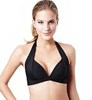 Halterneck Ruched Bikini Top