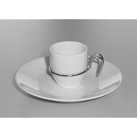 gemiini Set of two espresso Cups and Saucers by mono